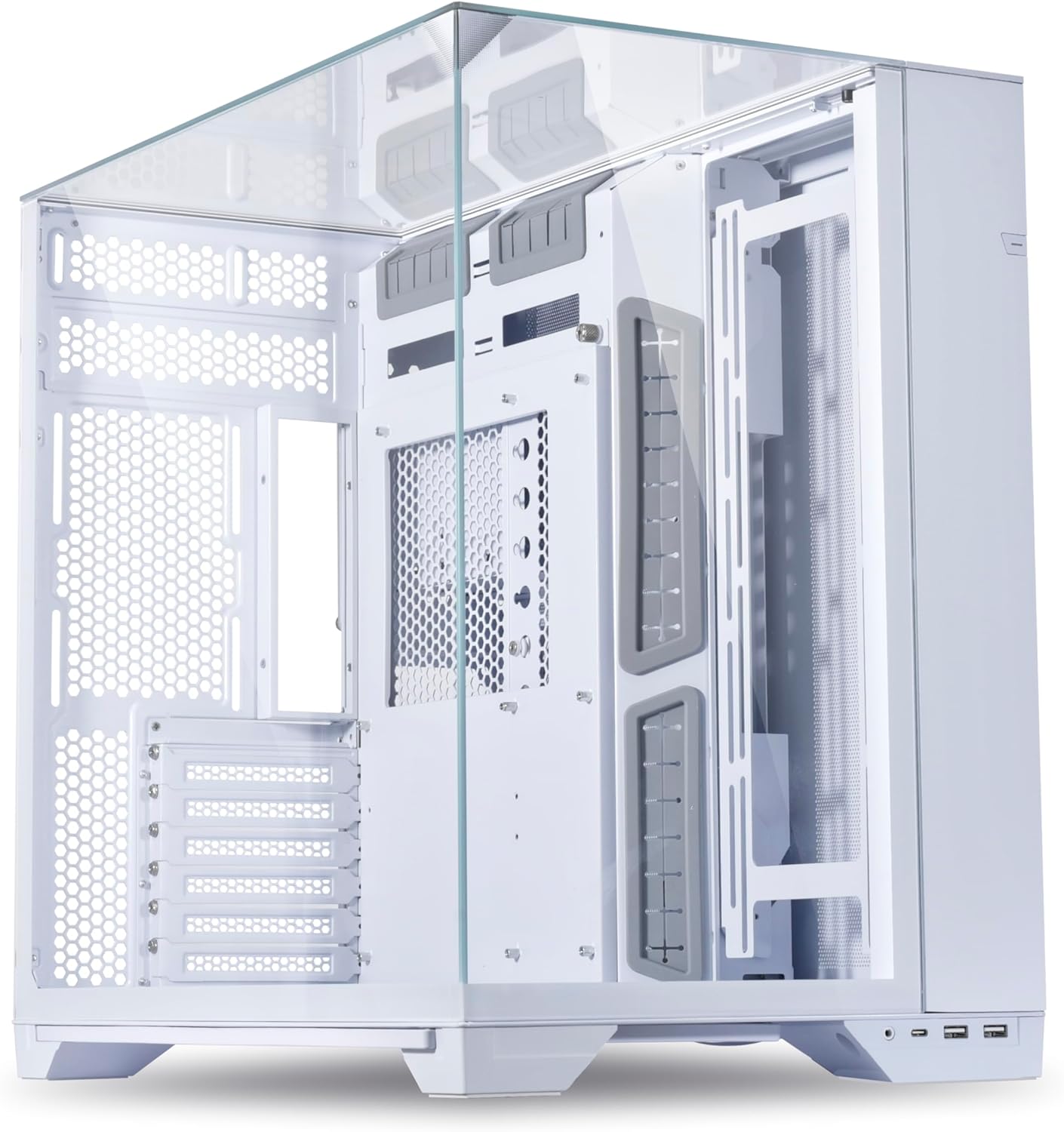 Lian Li O11 Vision -Three Sided Tempered Glass Panels  - Dual-Chamber ATX Mid Tower GAMING CASE