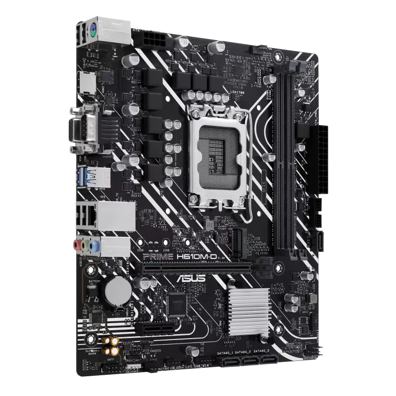 ASUS PRIME H610M-D DDR5  (13th and 12th Gen) LGA1700 micro-ATX Motherboard