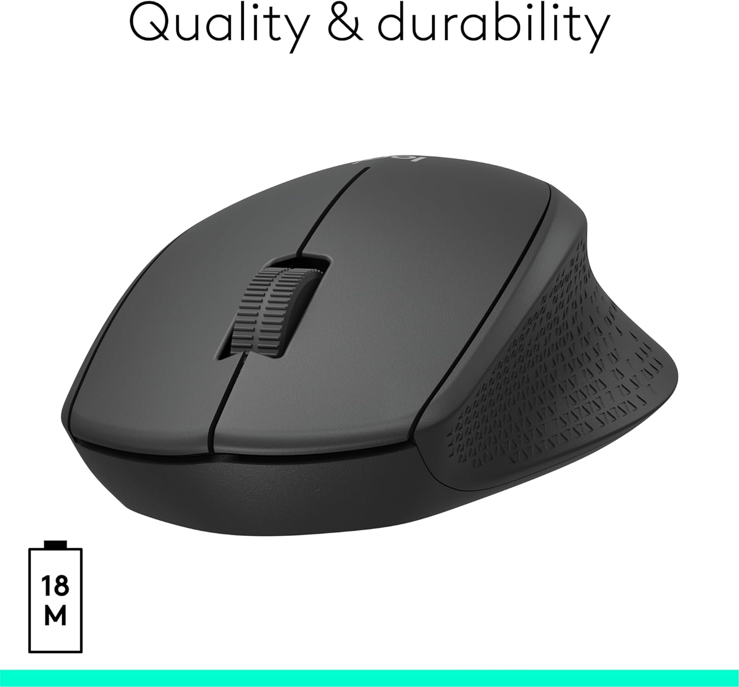 Logitech M330 SILENT PLUS Wireless BLACK Mouse