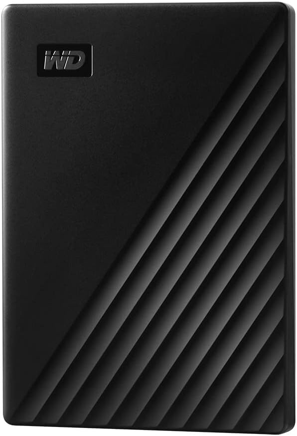 WD 1TB My Passport Portable External Hard Drive - Black