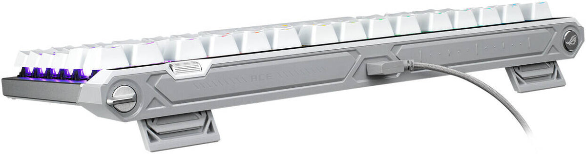 ASUS ROG M705 FALCHION ACE 75 HE 75% WIRED ANALOG GAMING KEYBOARD - WHITE