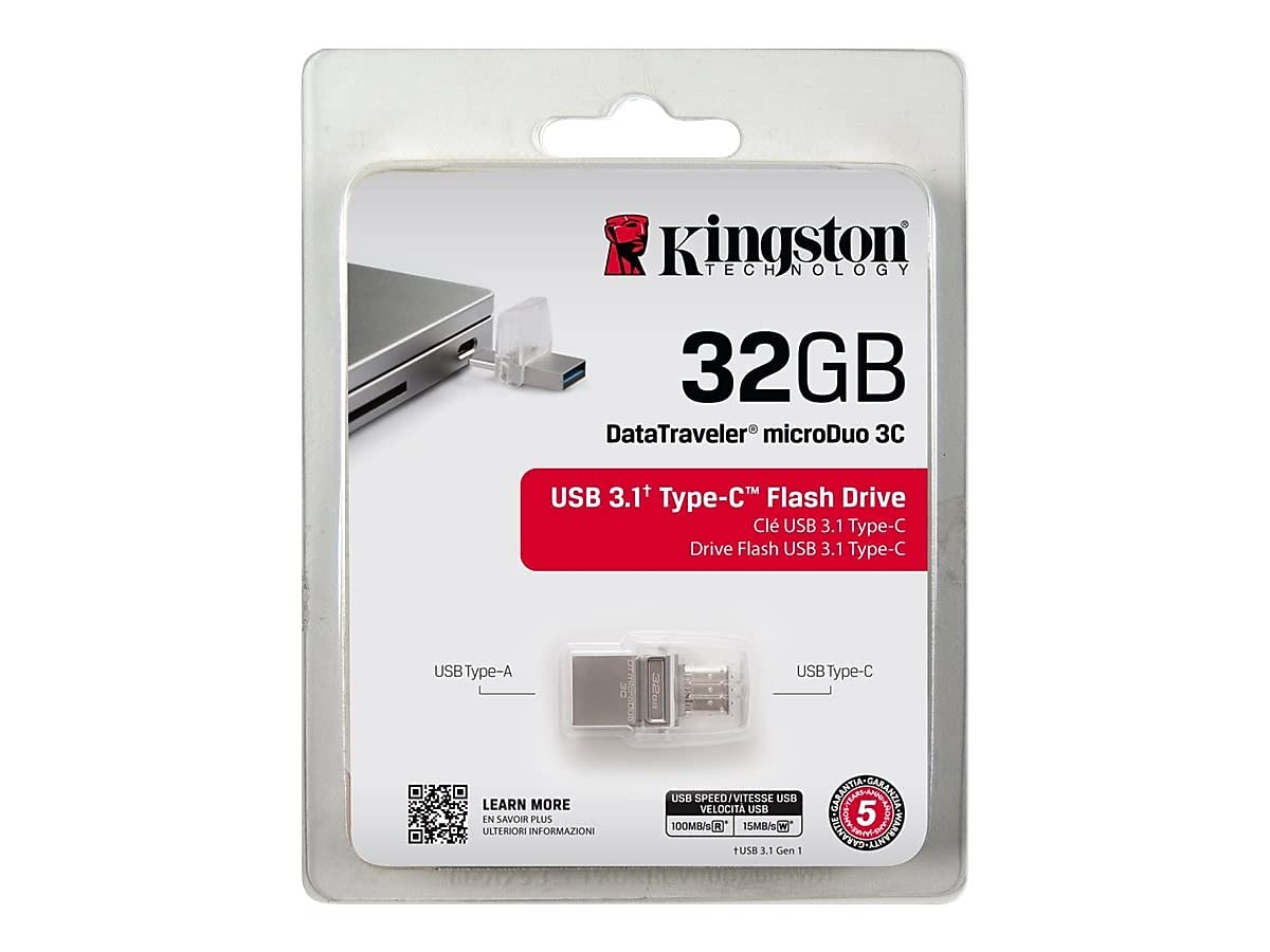 Kingston 32GB DataTraveler DUO USB 3.1 Type-C