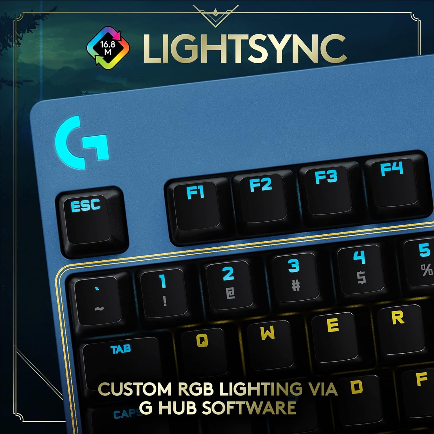 Logitech G PRO  Tenkeyless , RGB League of Legends Edition  Mechanical Gaming Keyboard