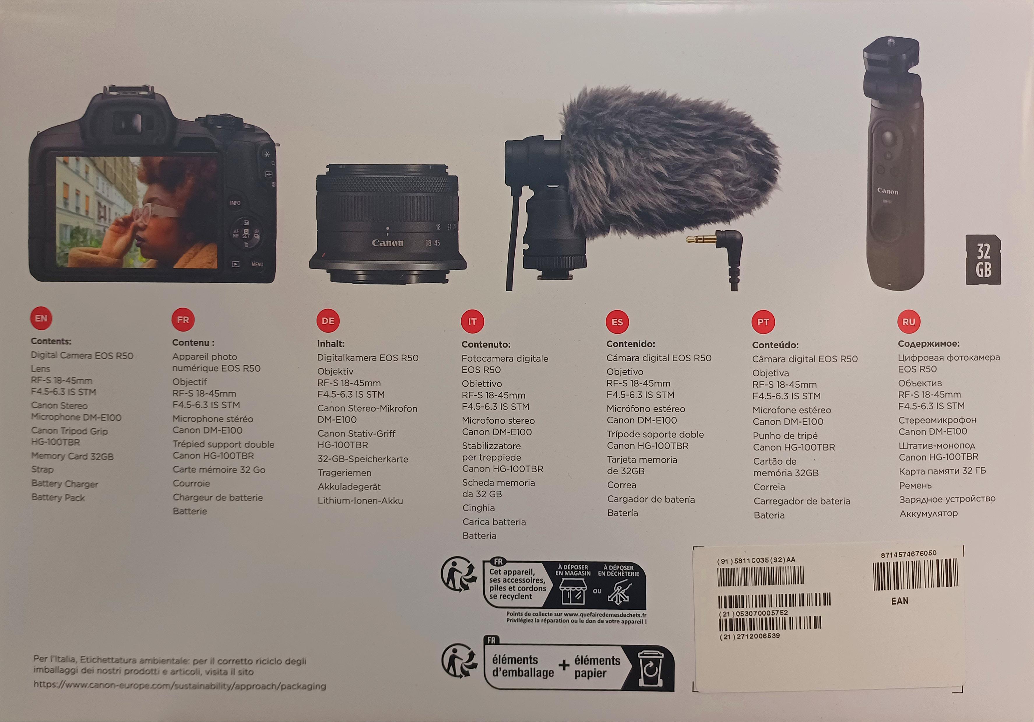 Canon R50 Content Creator Kit