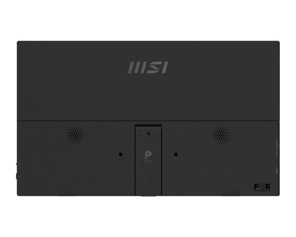 MSI PRO MP165 E6 15.6-Inch , FHD IPS Built-in speaker/mic, HDMI 2.0b, USB C , Black Portable Monitor