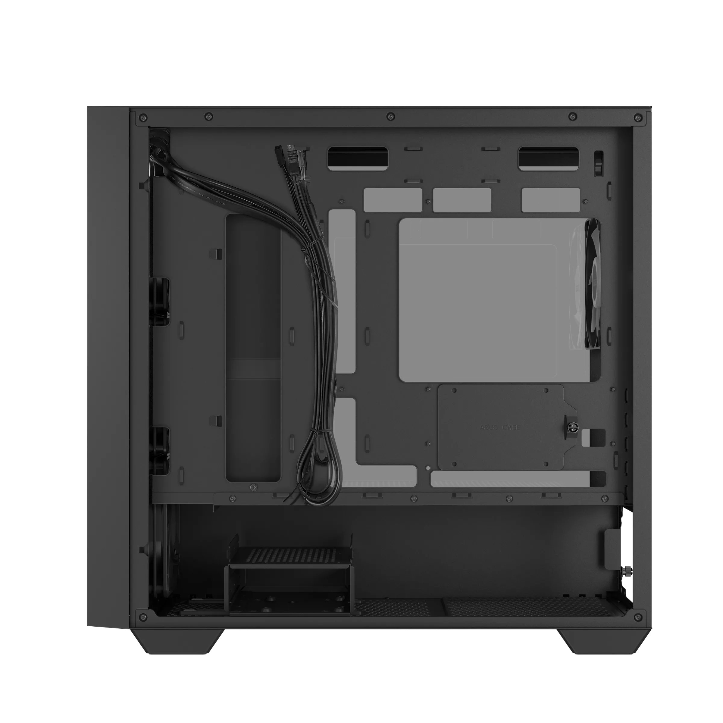 ASUS A21 PLUS microATX Support for hidden-connector motherboardsARGB fans GAMING CASE