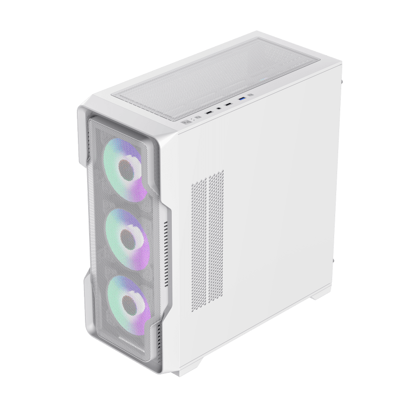 GameMax Siege White E-ATX Mid-Tower Gaming Case