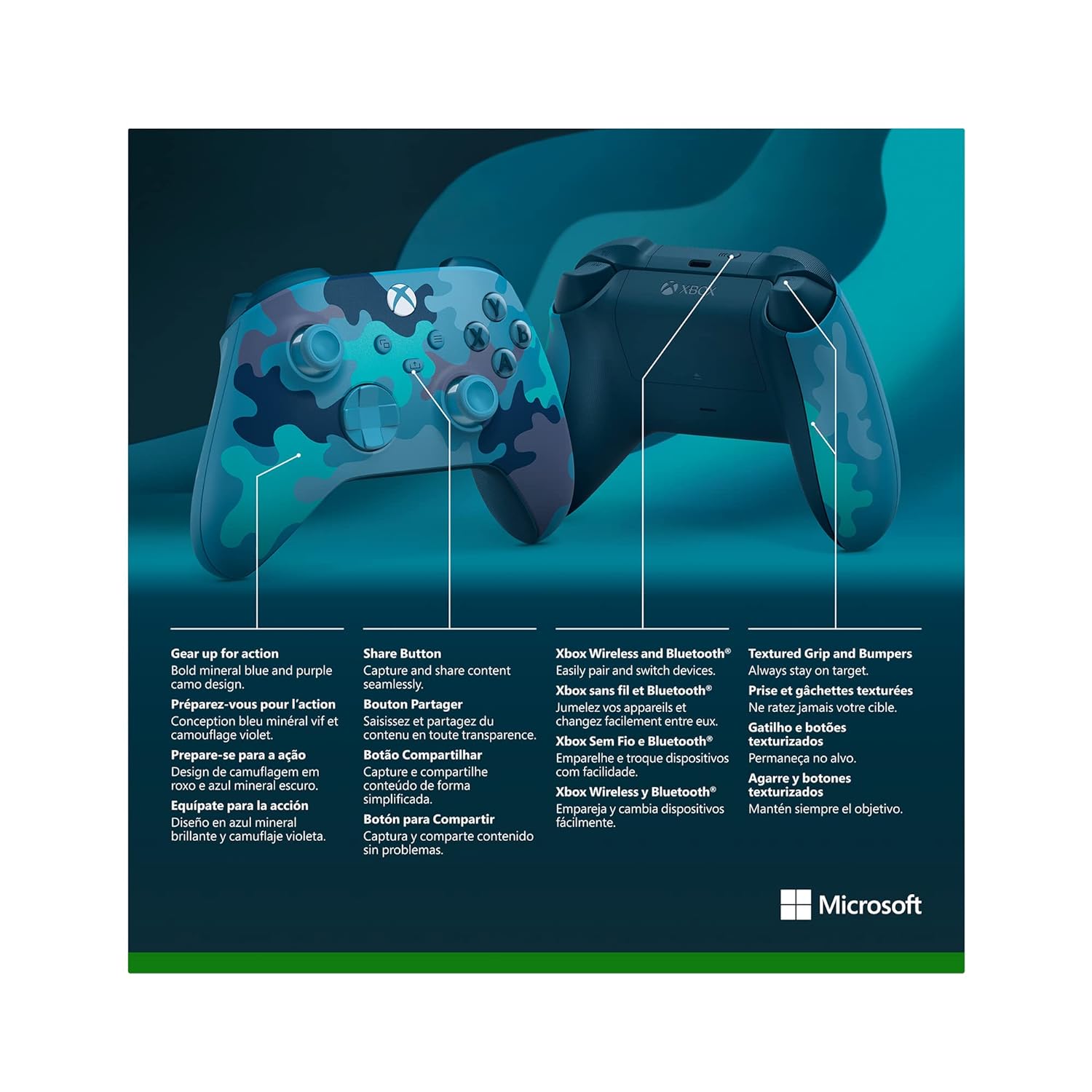 Xbox Series Wireless Controller - Mineral Camo
