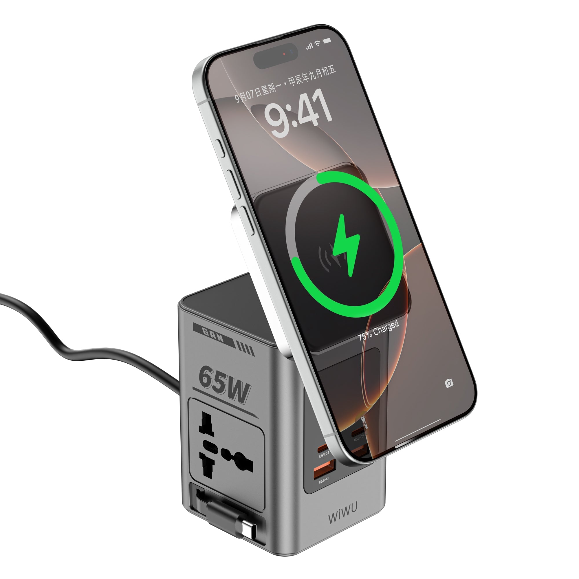 WIWU Wi-W040 8in1 Desktop Power Station  EU Plug