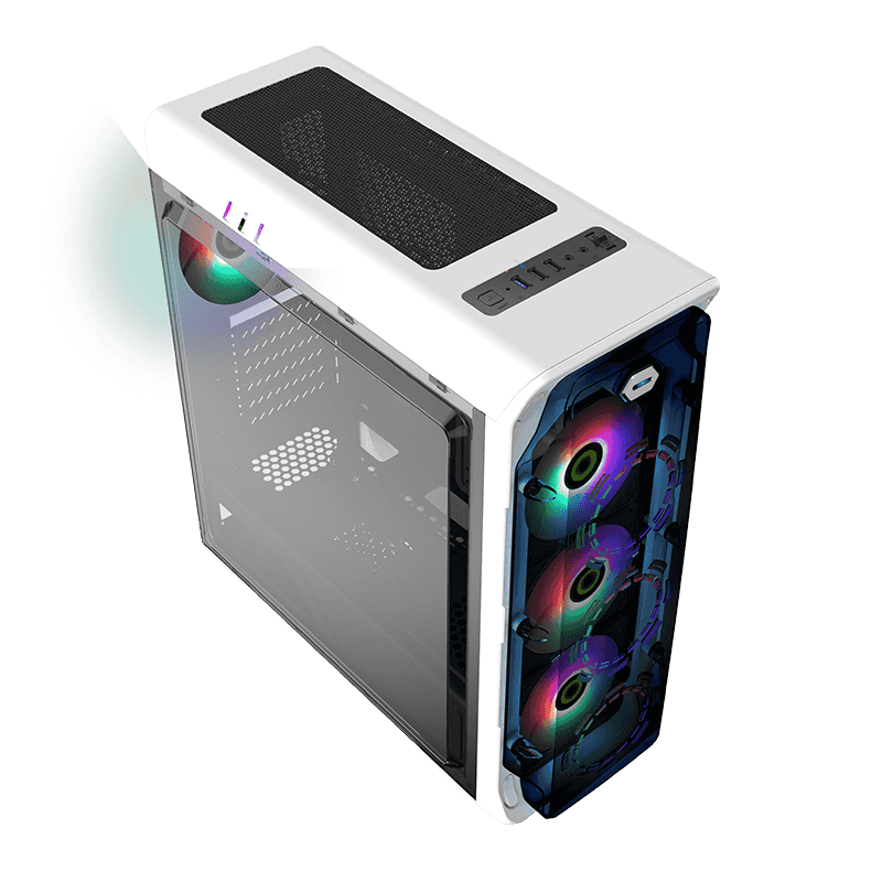 GAMEMAX Starlight FRGB White GAMING CASE