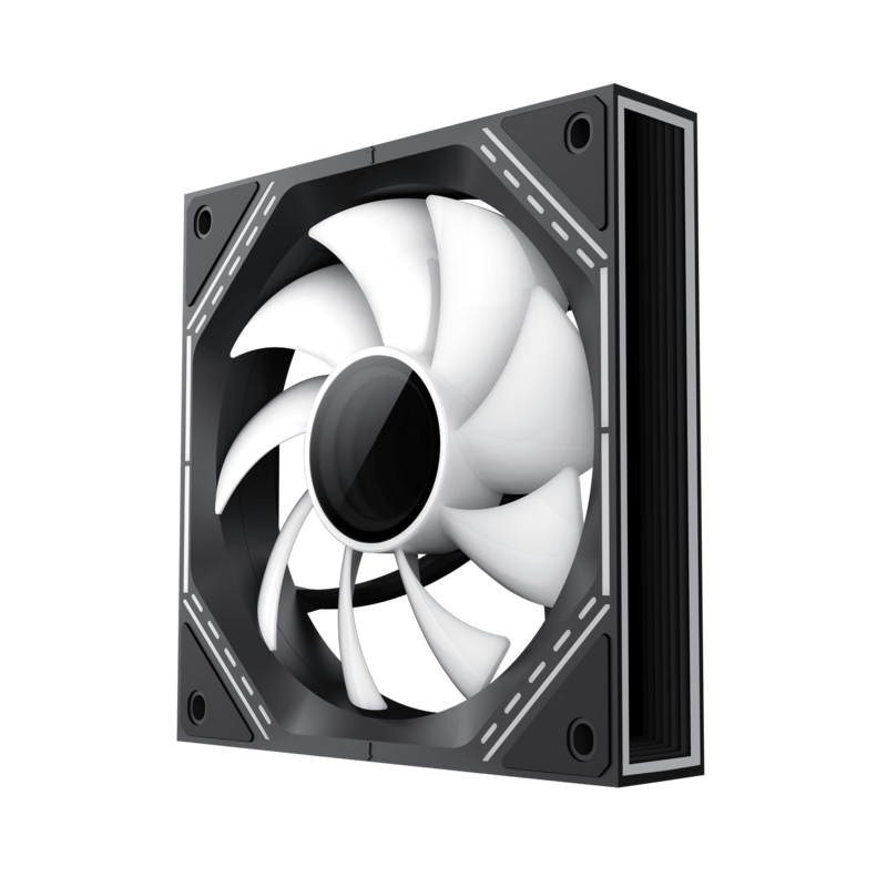 GameMax FN12A-S3I, 120mm Black frame ARGB Fan x3,120mm Cooling Fan