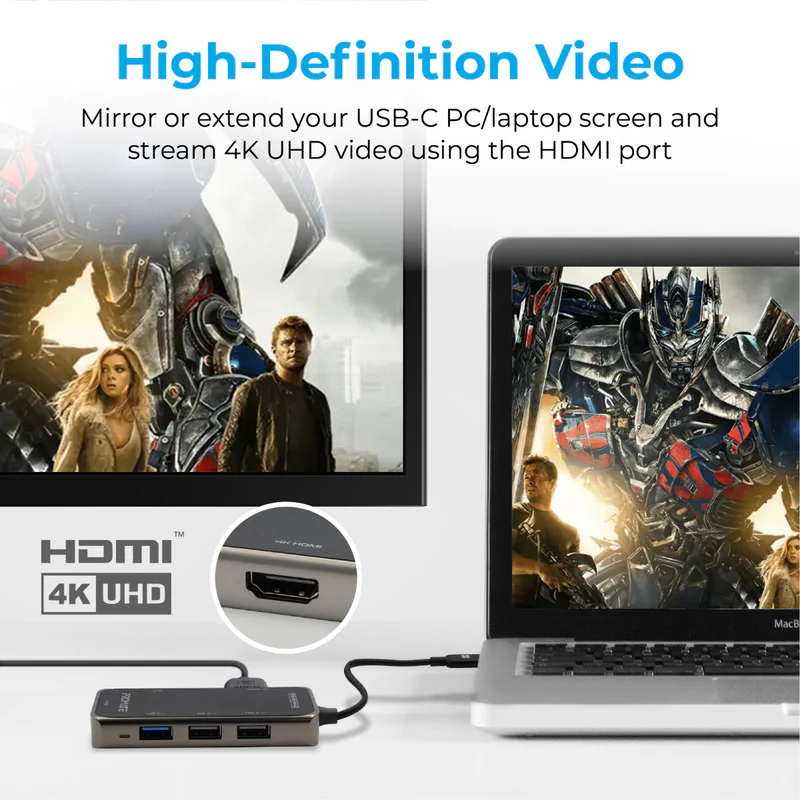 Compact Multiport Ultra-Fast Compact Multi-Port USB-C Hub – iGeek Megastore