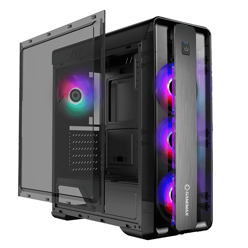 GAMEMAX MoonLight FRGB BK GAMING CASE