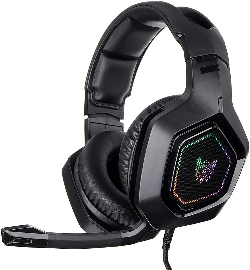 Onikuma K10  Wired RGB Gaming Headset - Black