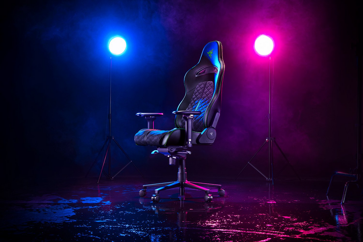 RAZER ENKI PRO PREMIUM GAMING CHAIR - GREEN/BLACK