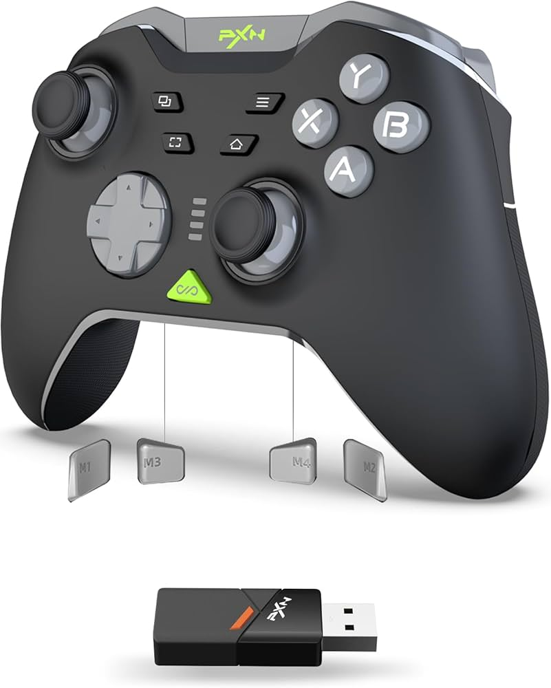 PXN P5 Wireless Gaming Controller - White/Black