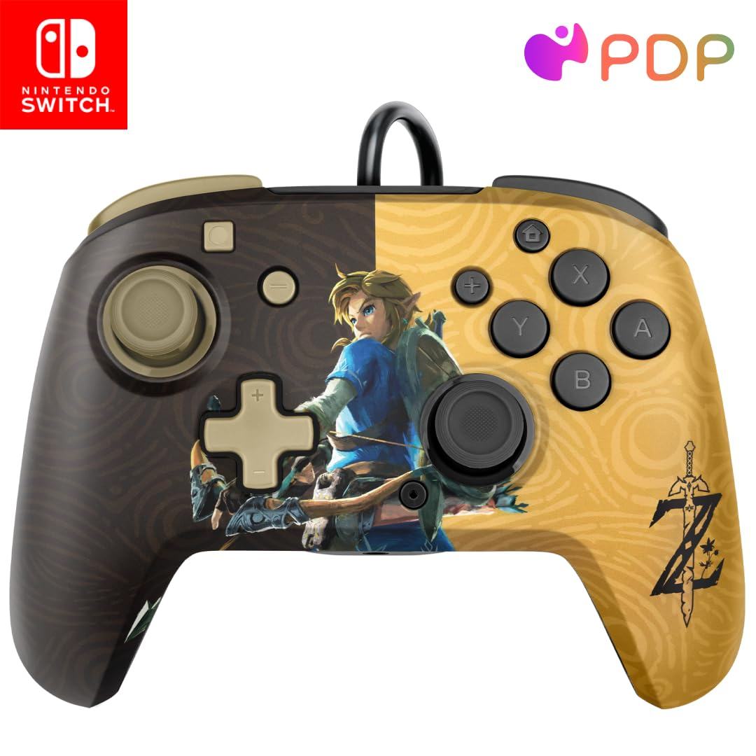 PDP Nintendo Switch Rematch Zelda Warrior Link Wired Controller