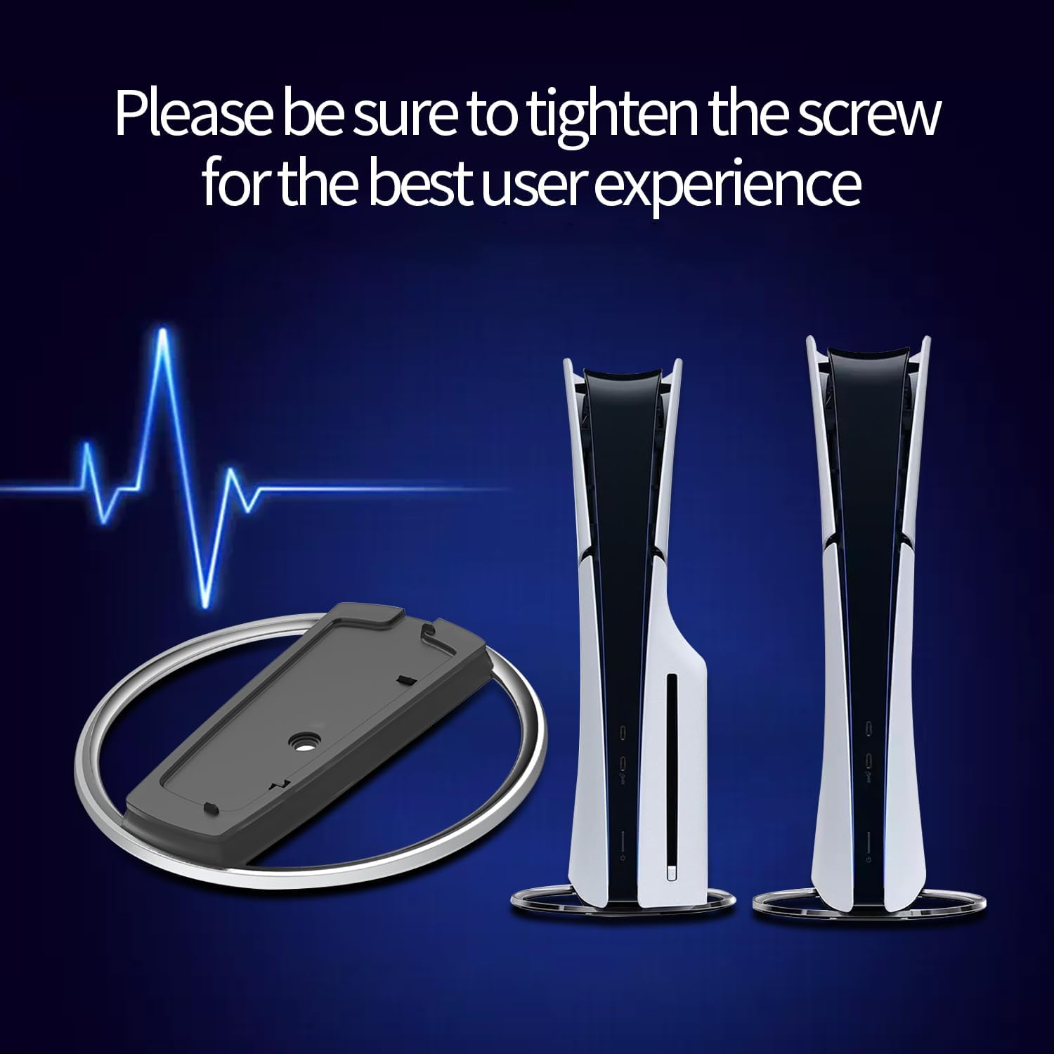 Metal Vertical Stand for PS5 Slim | Pro Consoles
