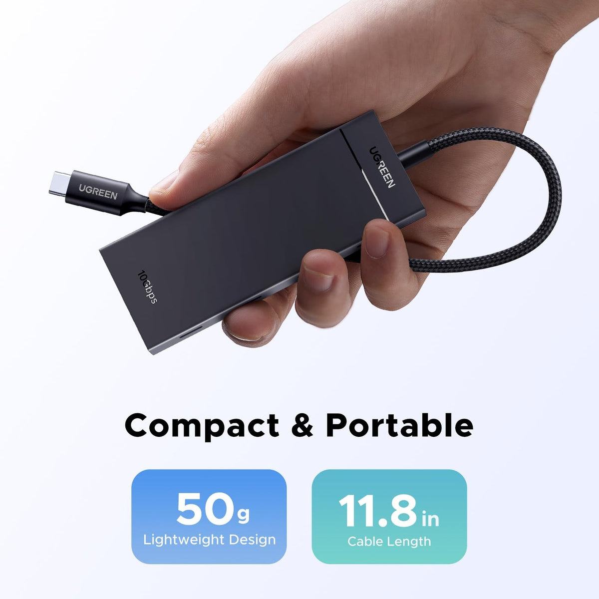 UGREEN 5-in-1  10Gbps USB C Hub with 100W PD Port
