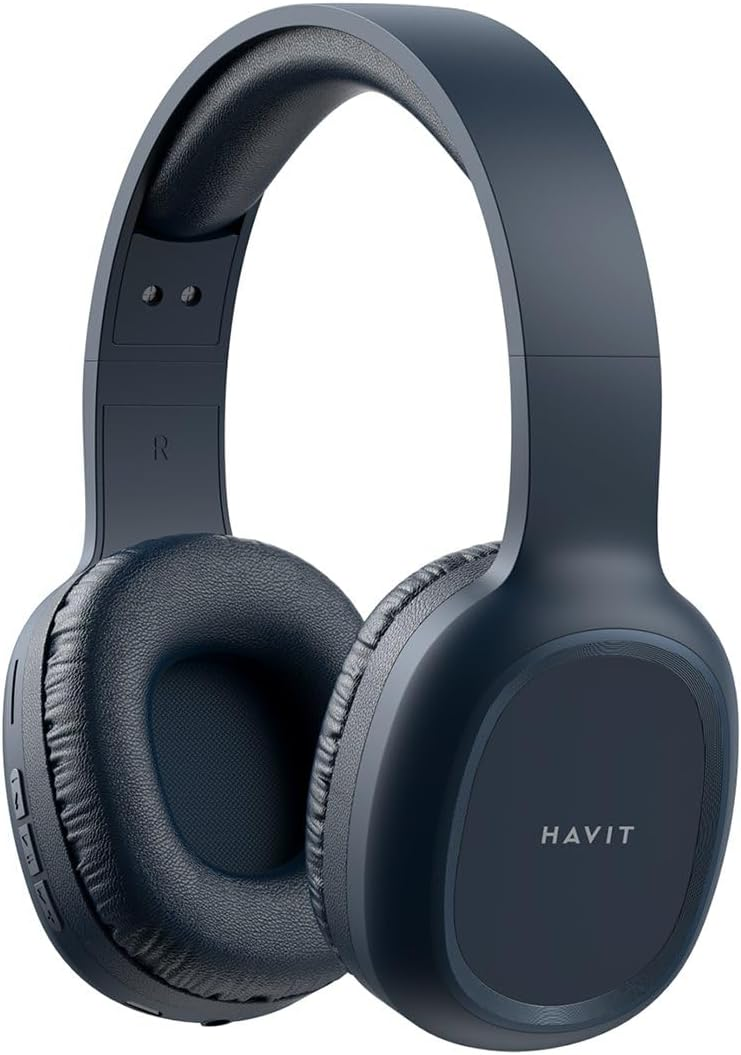 HAVIT H2590BT PRO Bluetooth Foldable Headset - Red