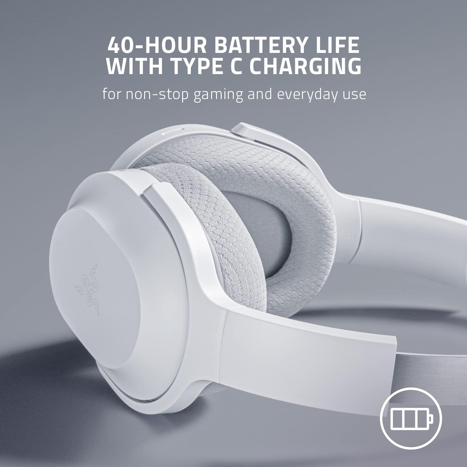 Razer Barracuda Wireless & BT Multi-Platform Gaming Headset - White
