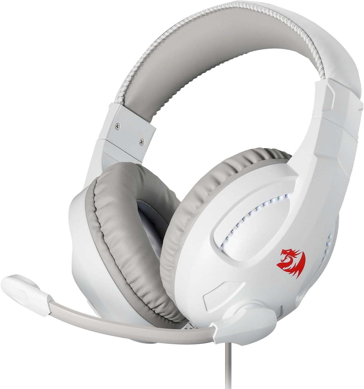 Redragon H211W-RGB CRONUS Wired Gaming Headset - White