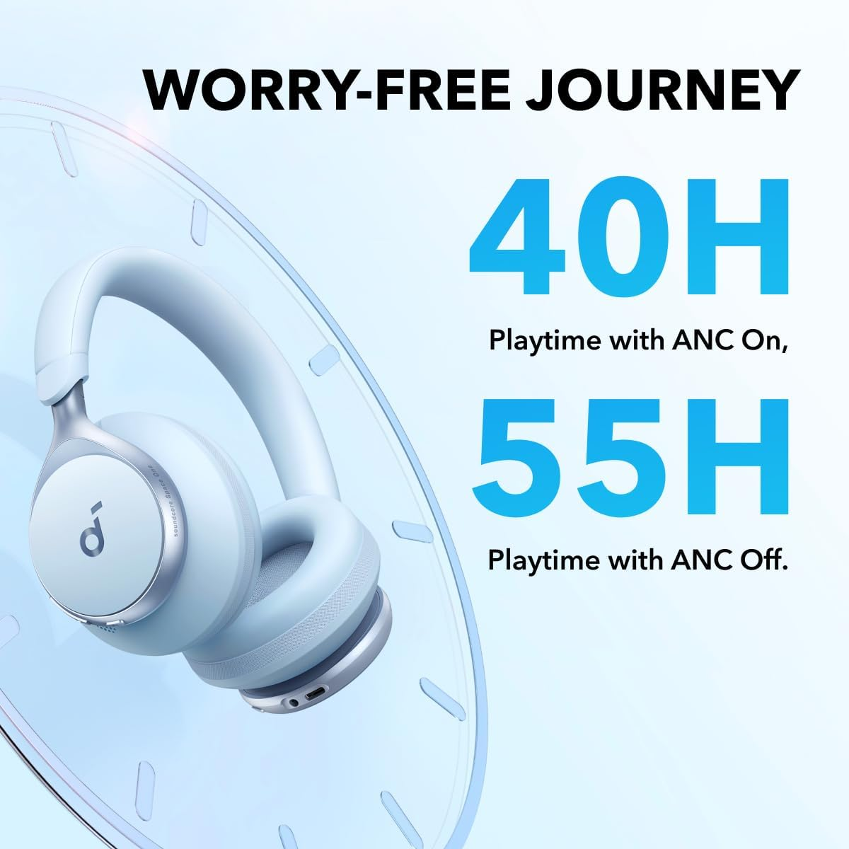 Anker Soundcore Space One Headphone - Blue