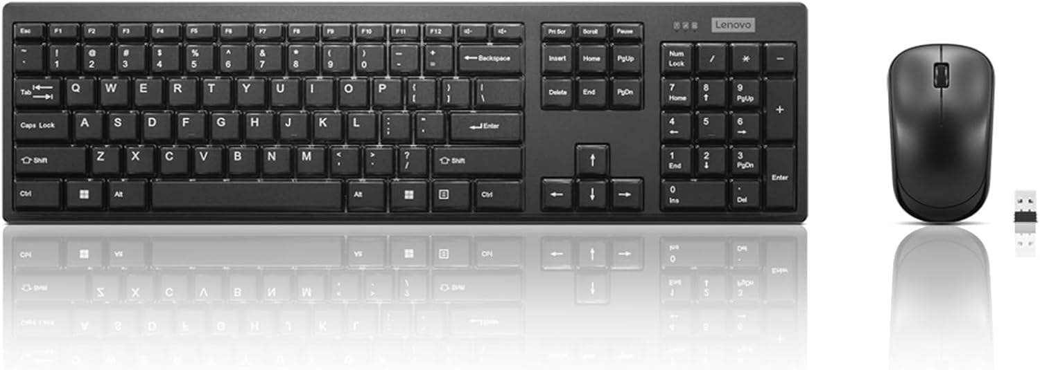Lenovo100 Wireless Keyboard and Mouse Combo