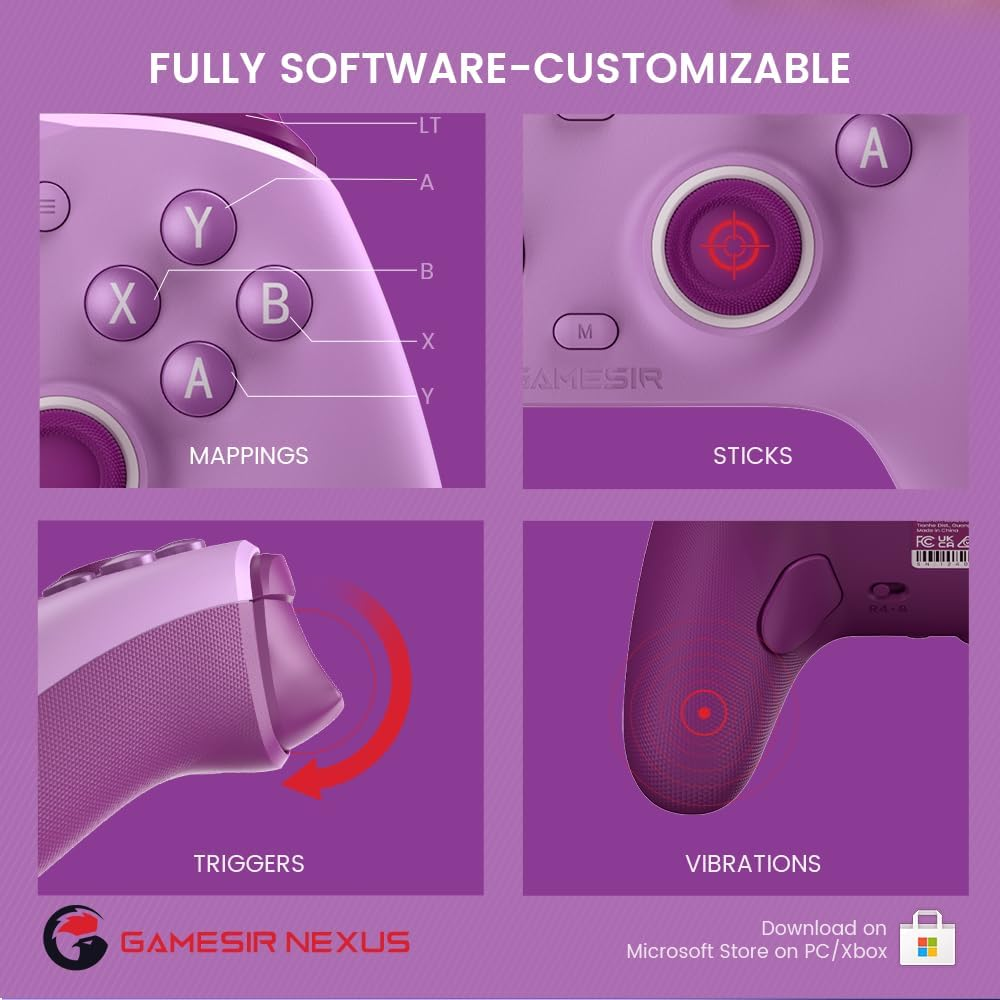 GameSir G7 SE Wired Controller for Xbox - Purple