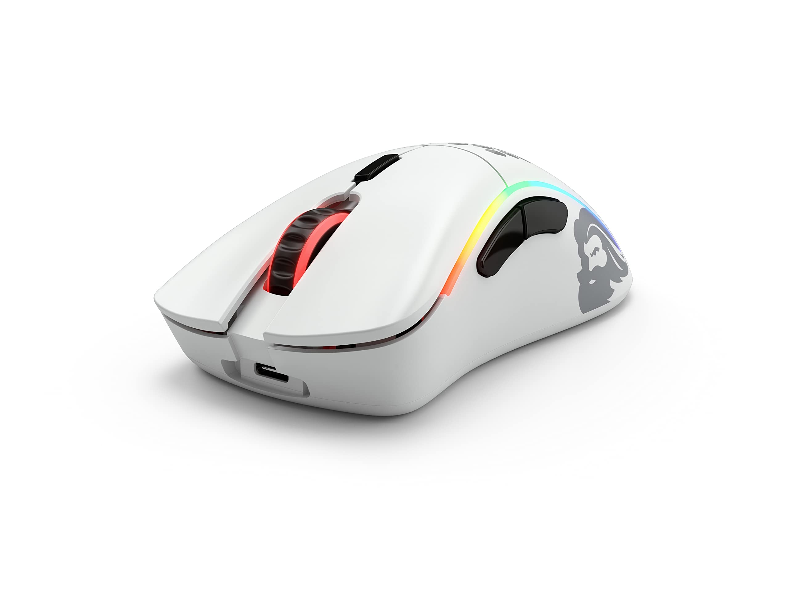 Glorious Model D 2 Wireless Optical RGB Lightweight Gaming Mouse - Matte White