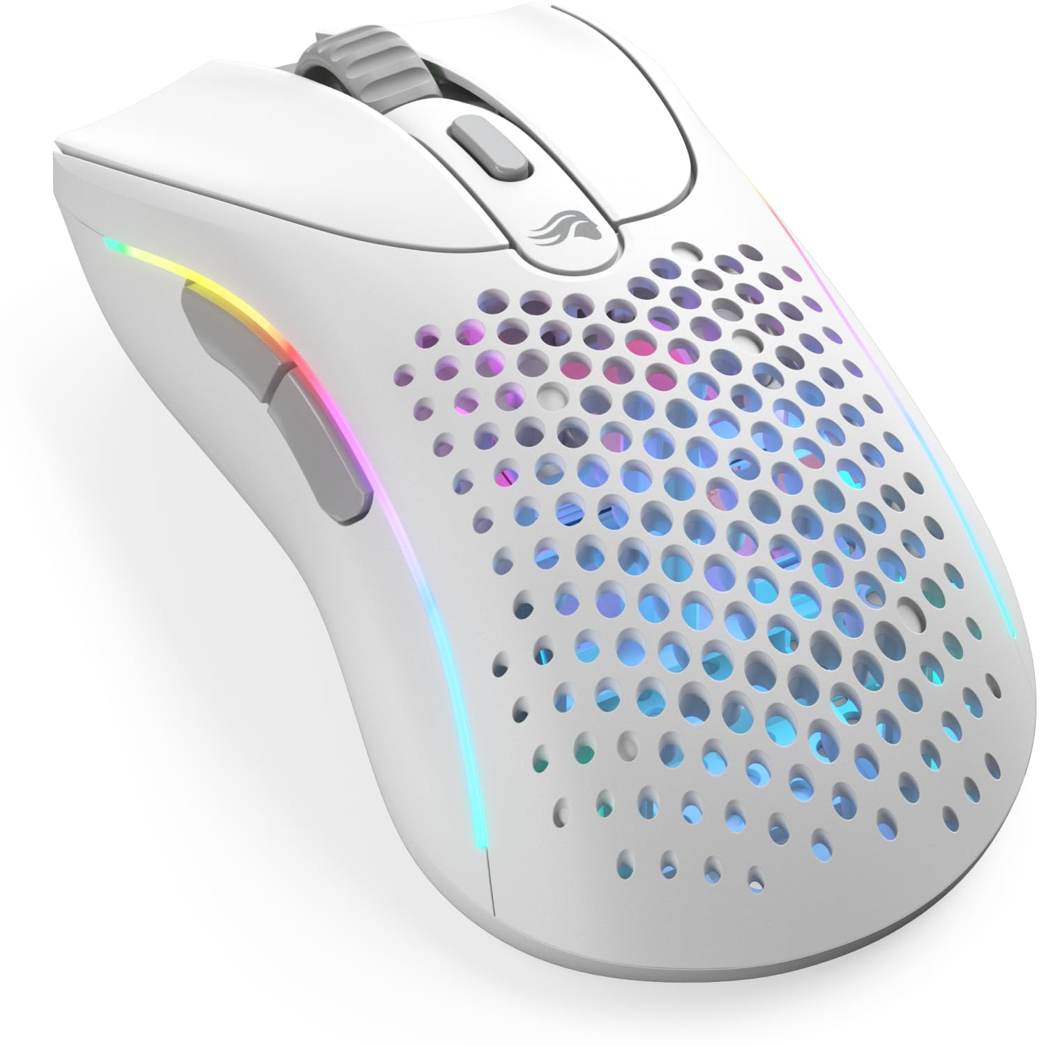 Glorious Model D 2 Wireless Optical RGB Lightweight Gaming Mouse - Matte White