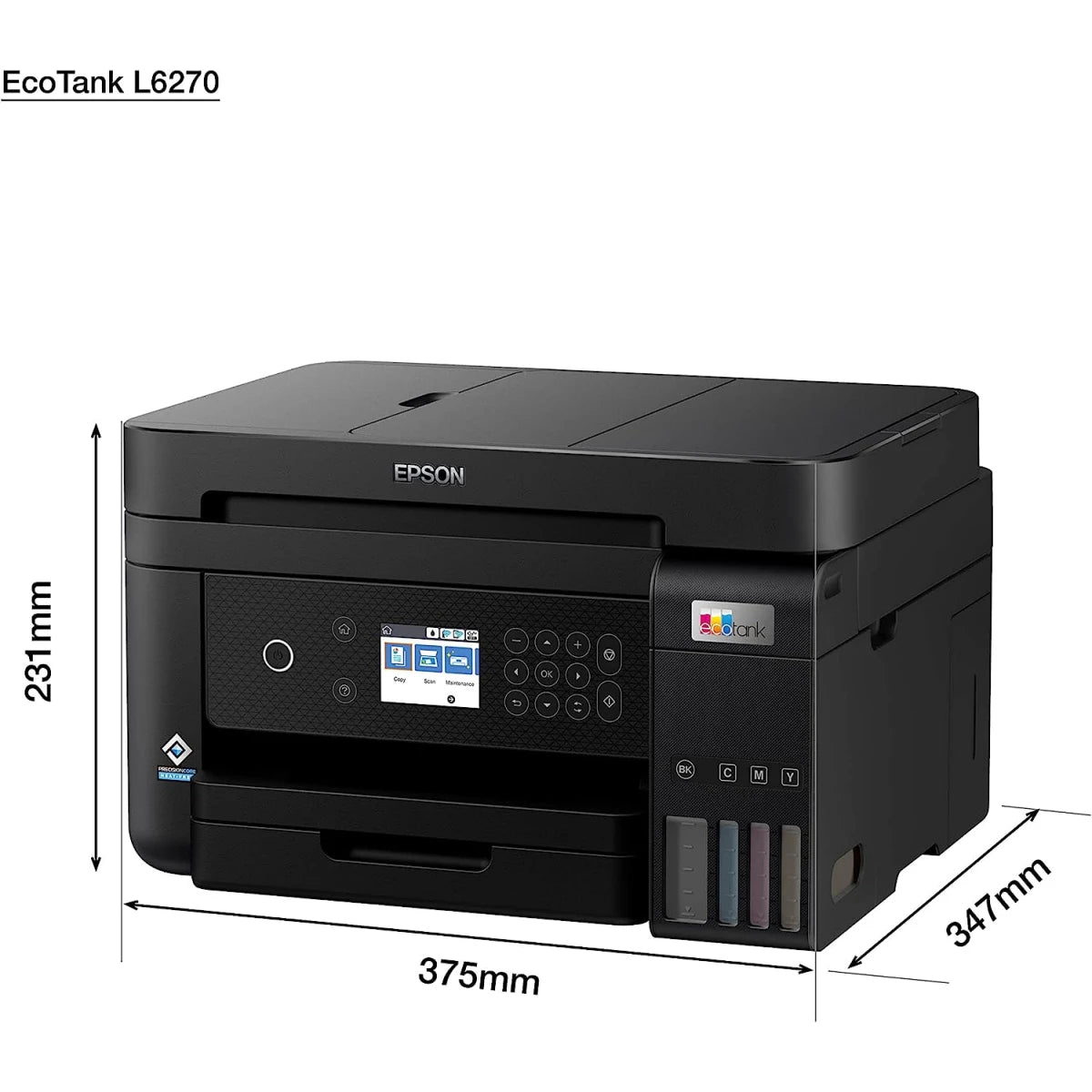 EPSON ECOTANK L6270 3 in 1 MULTIFUNCTION PRINTER WITH ADF \ AUTO 2-SIDED PRINTING