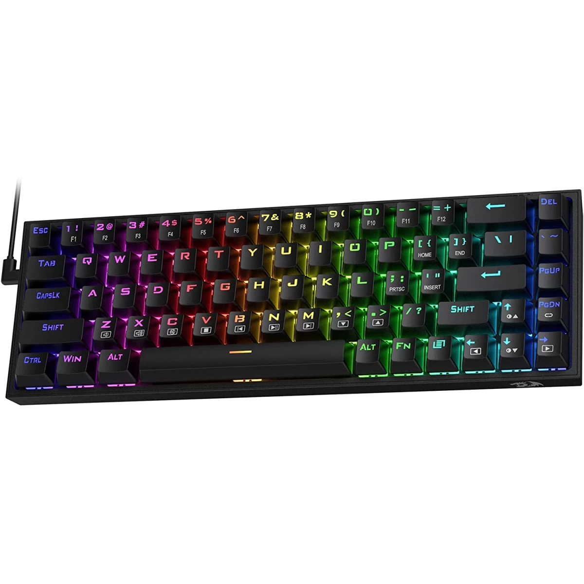 Redragon CASTOR K631 Grey 65% Wired RGB Gaming Keyboard