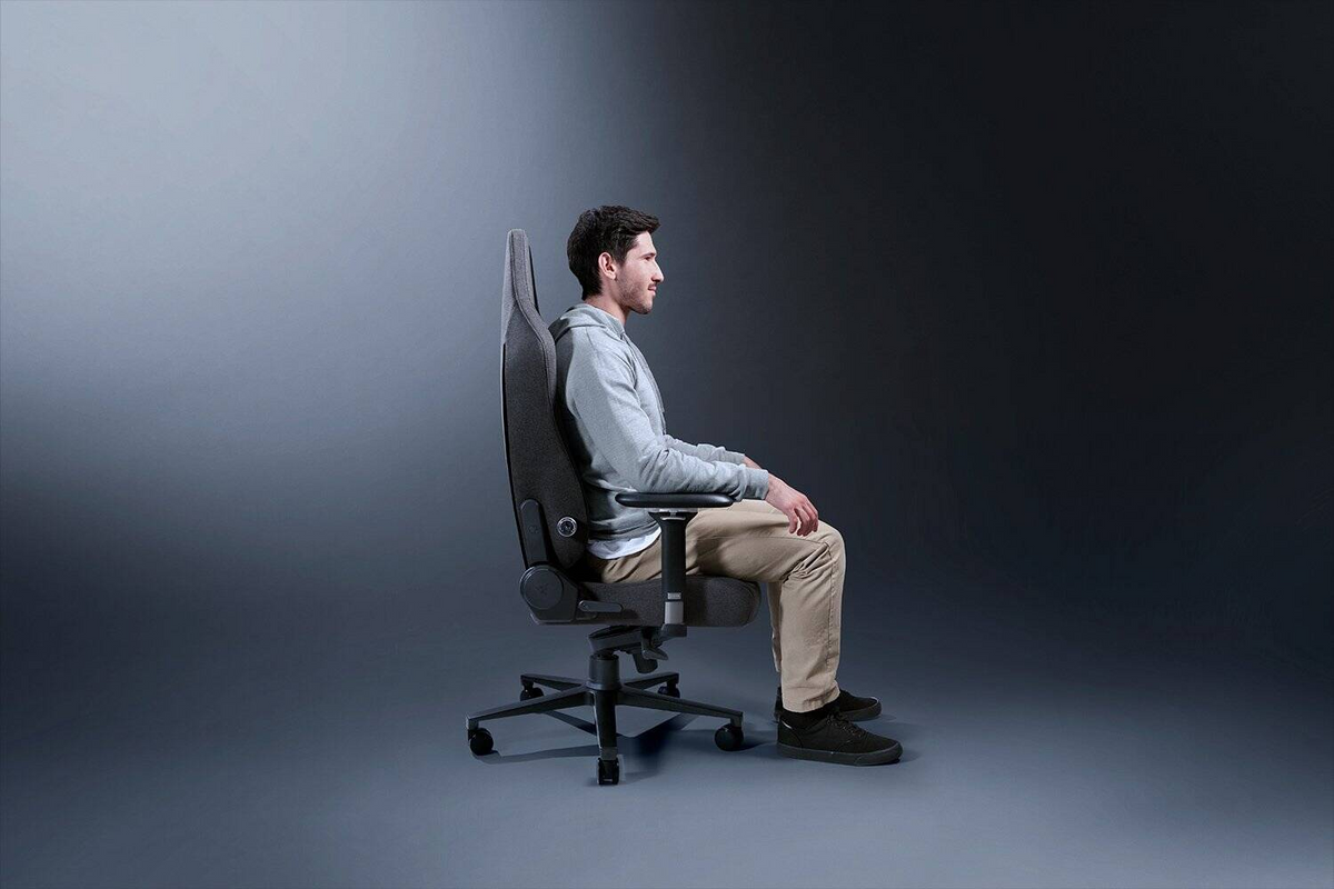 RAZER ISKUR V2 FABRIC GAMING CHAIR - GRAY