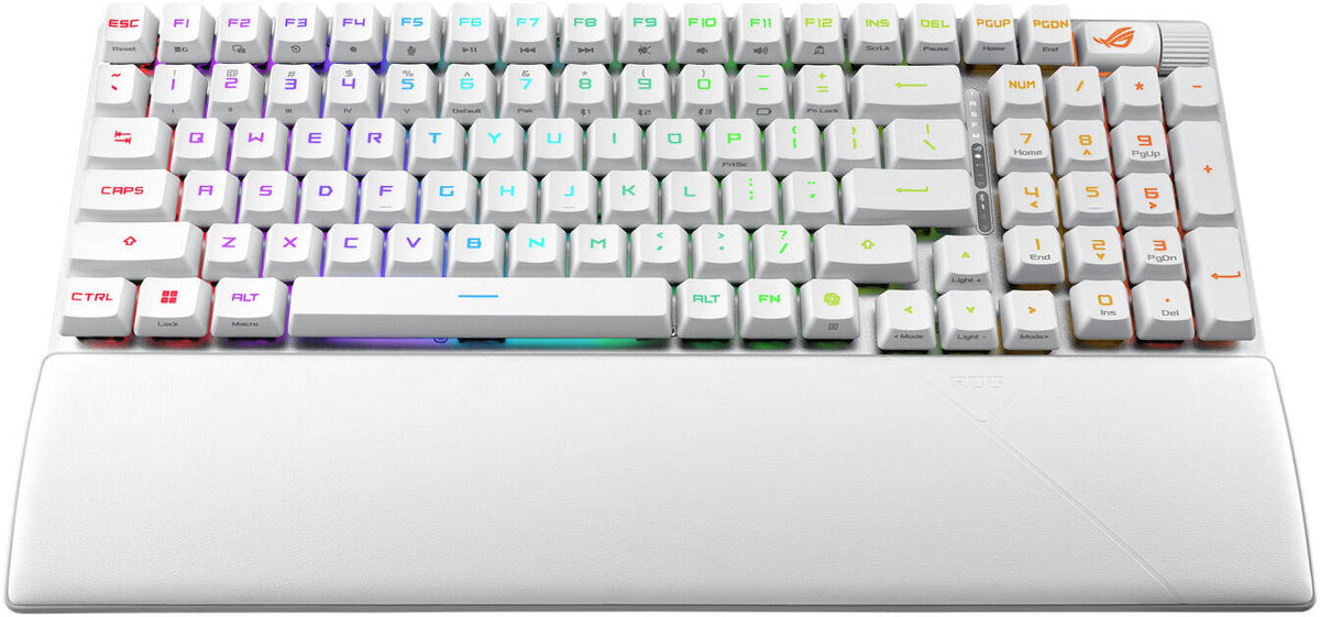 Asus ROG STRIX X902 SCOPE II 96 RX WIRELESS OPTICAL MECHANICAL GAMING KEYBOARD - WHITE