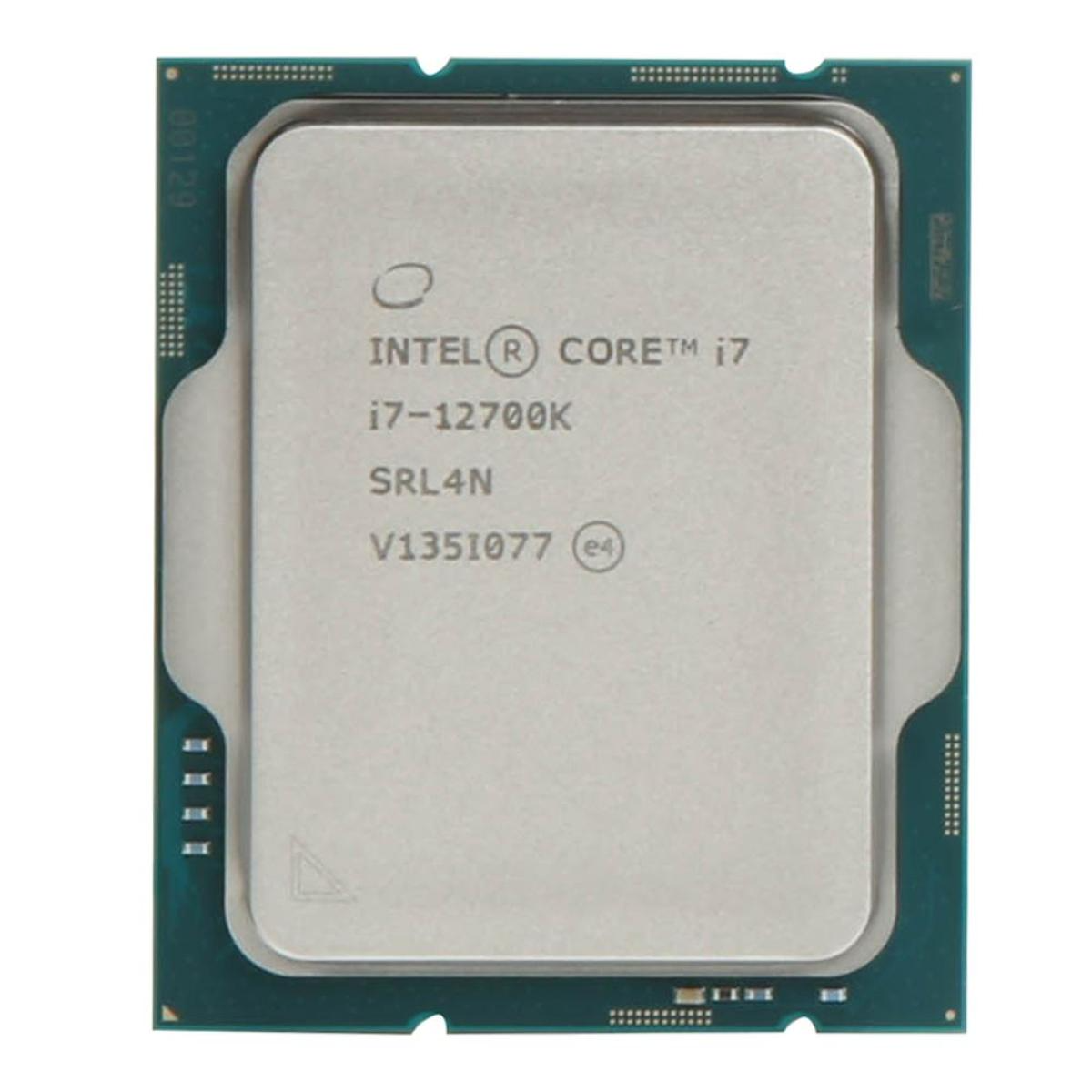 Intel Core i7-12700K 12TH Gen LGA1700, 12 Cores (8P+4E) , 20 Threads Up To 5.0 GHz