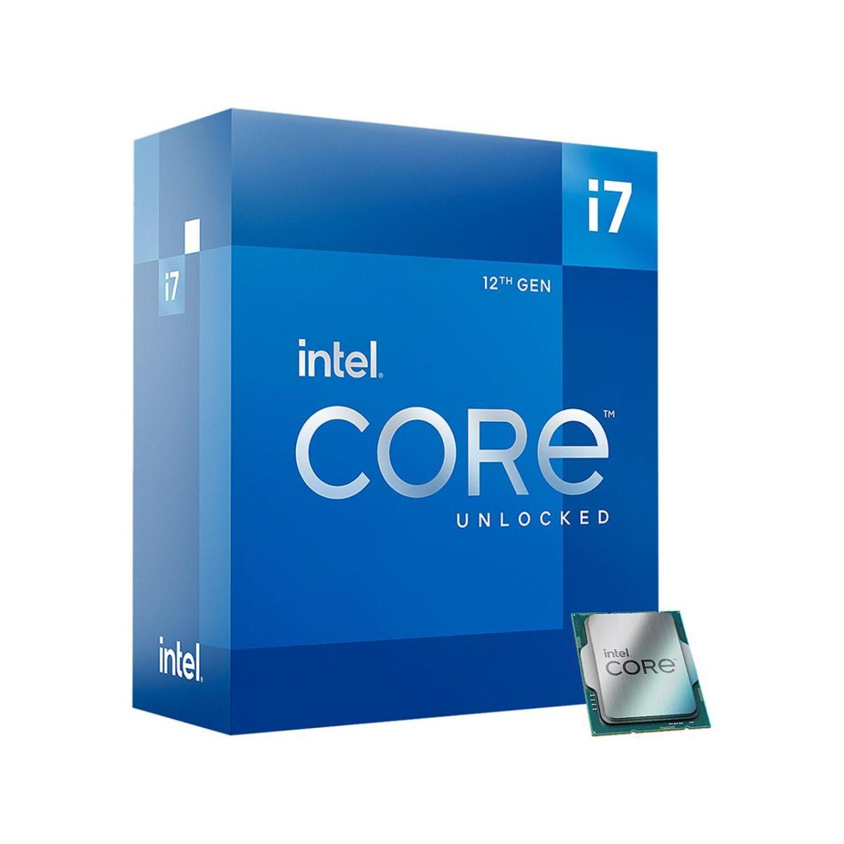 Intel Core i7-12700K 12TH Gen LGA1700, 12 Cores (8P+4E) , 20 Threads Up To 5.0 GHz