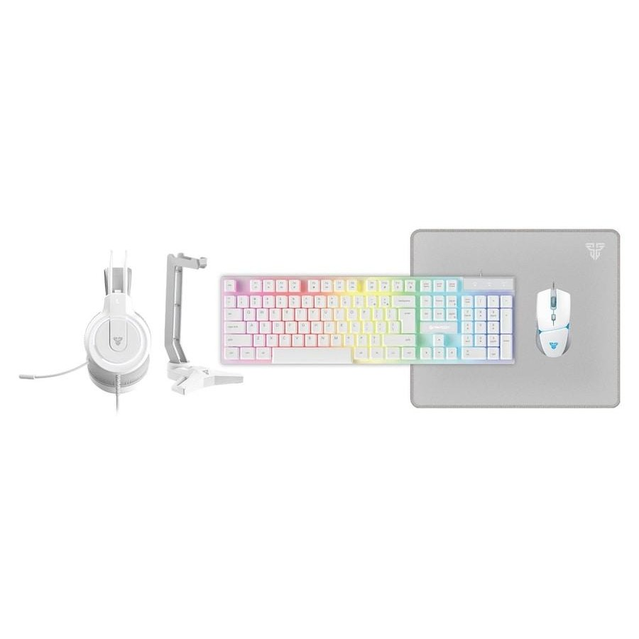 Fantech P51 Power Bundle Gaming Keyboard and Mouse Combo - White