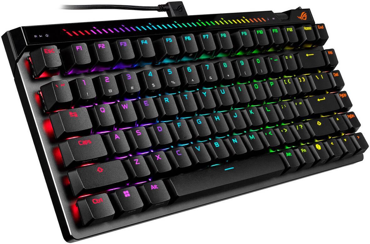 ASUS ROG M705 FALCHION ACE 75 HE 75% WIRED ANALOG GAMING KEYBOARD - BLACK