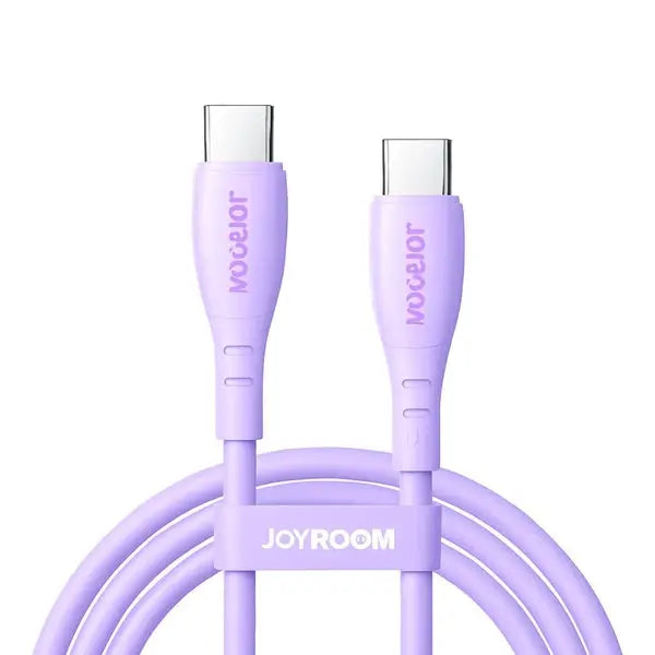 JOYROOM S-A59 Vibrant Series 60W Fast Charging Data Cable (Type-C to Type-C) - WHITE