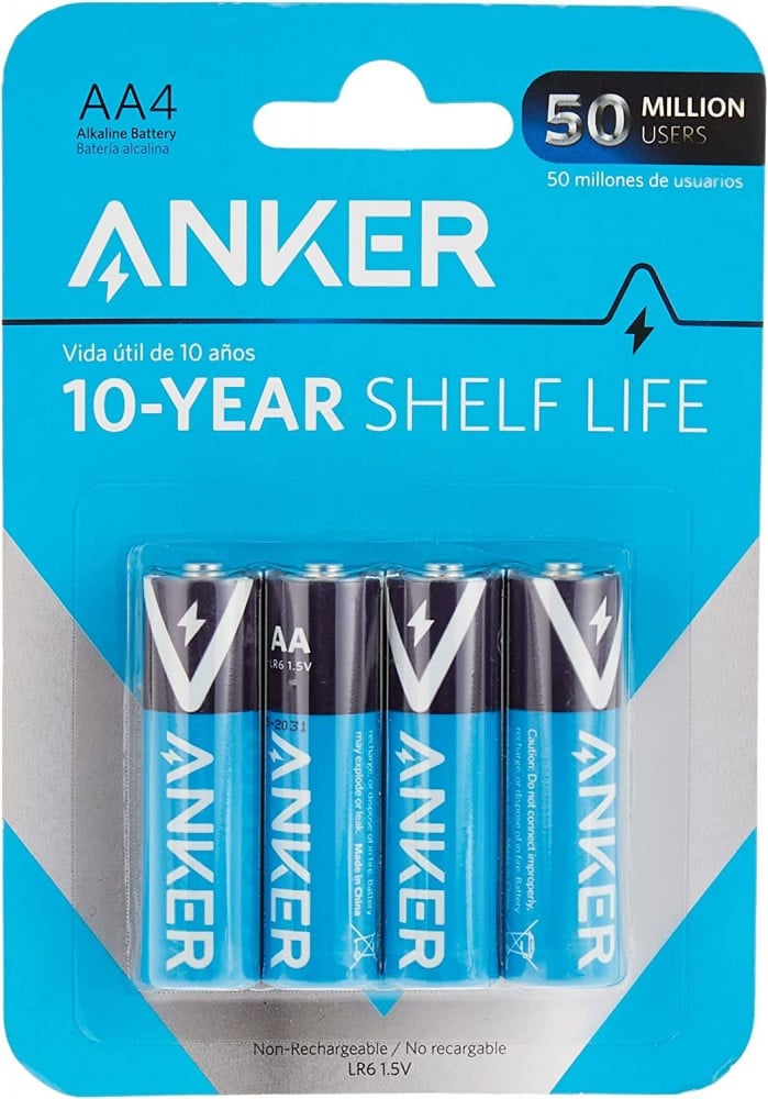 Anker AA Alkaline Batteries 4-Pack