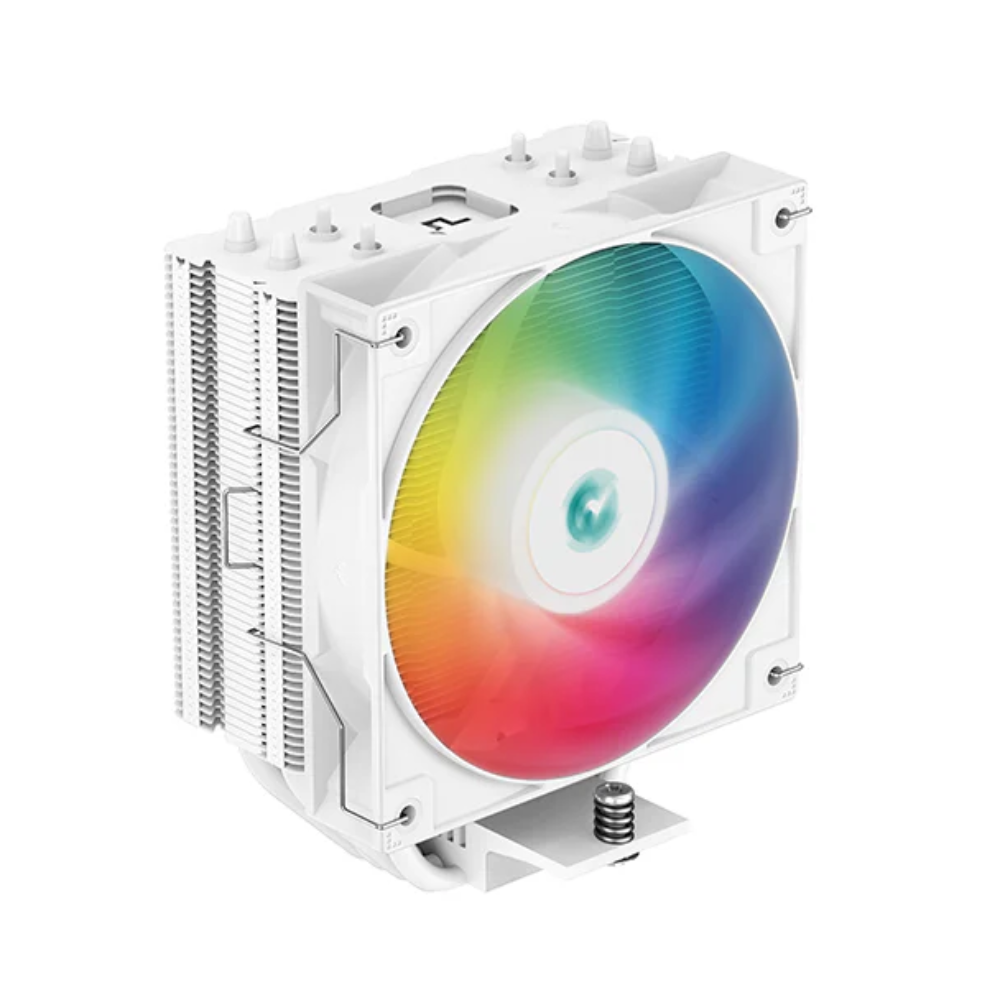 DeepCool AG400 ARGB Single-Tower CPU Cooler - White