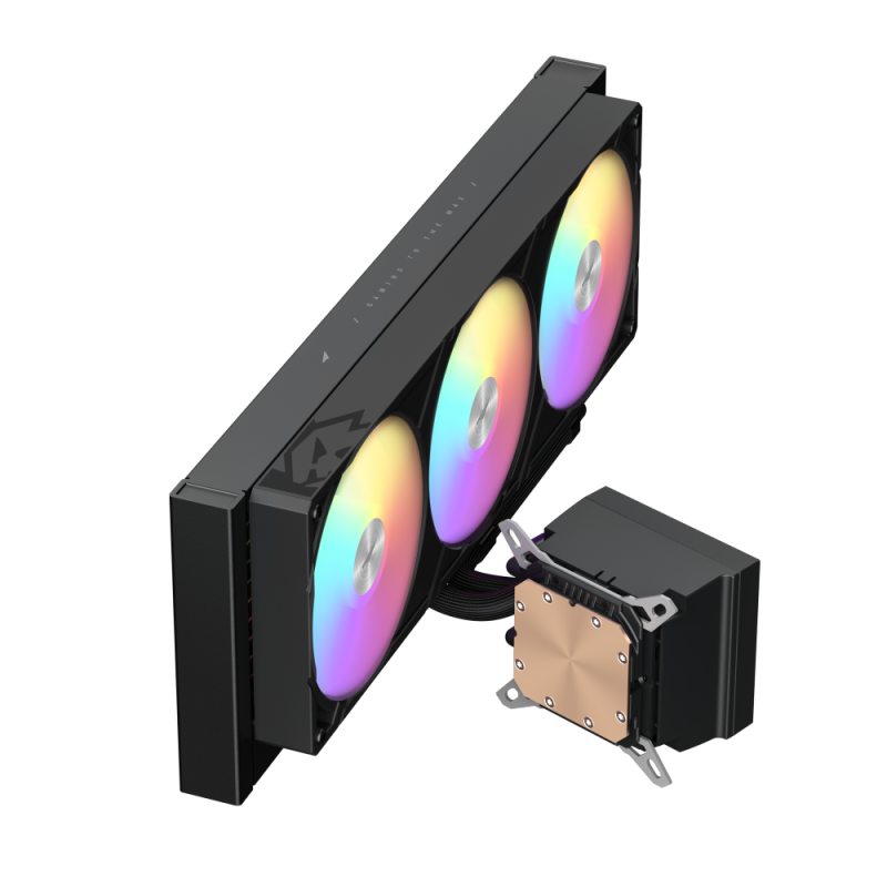 GAMEMAX GLACIER 360 LIQUID CPU COOLER  BLACK