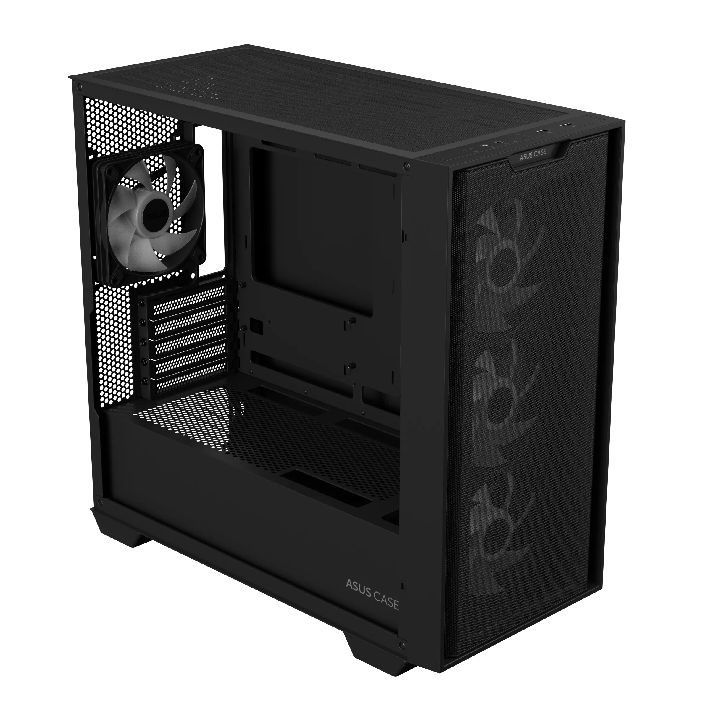 ASUS A21 PLUS microATX Support for hidden-connector motherboardsARGB fans GAMING CASE