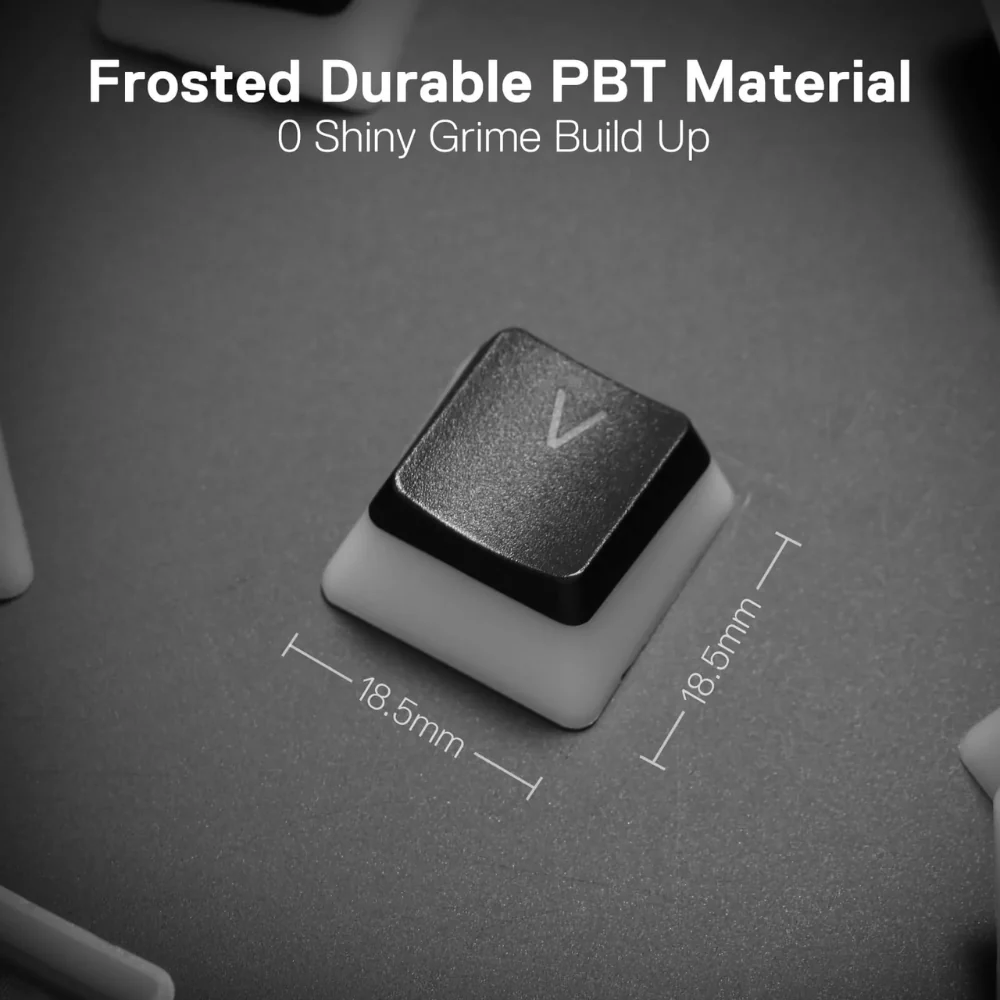 Redragon A130 White PBT Double Shot Keycap Set