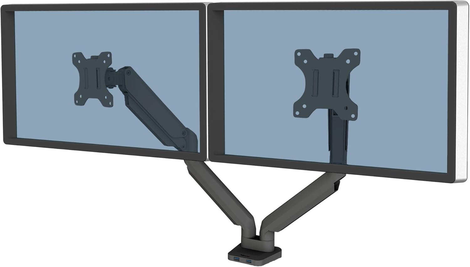 Fellowes Platinum Series Dual Monitor ARM Black