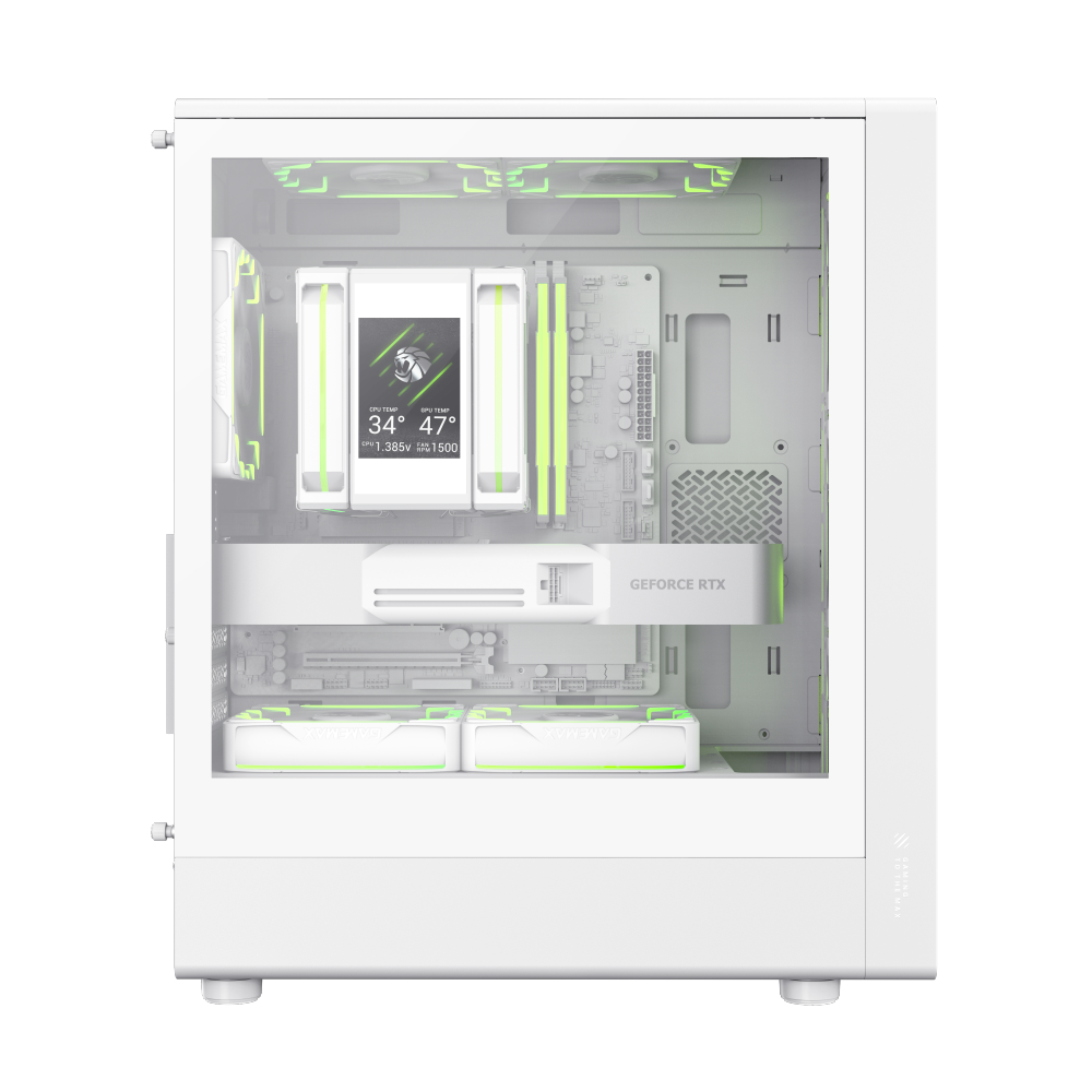 GAMEMAX AERIS 330 GW (WHITE) MATX GAMING CASE