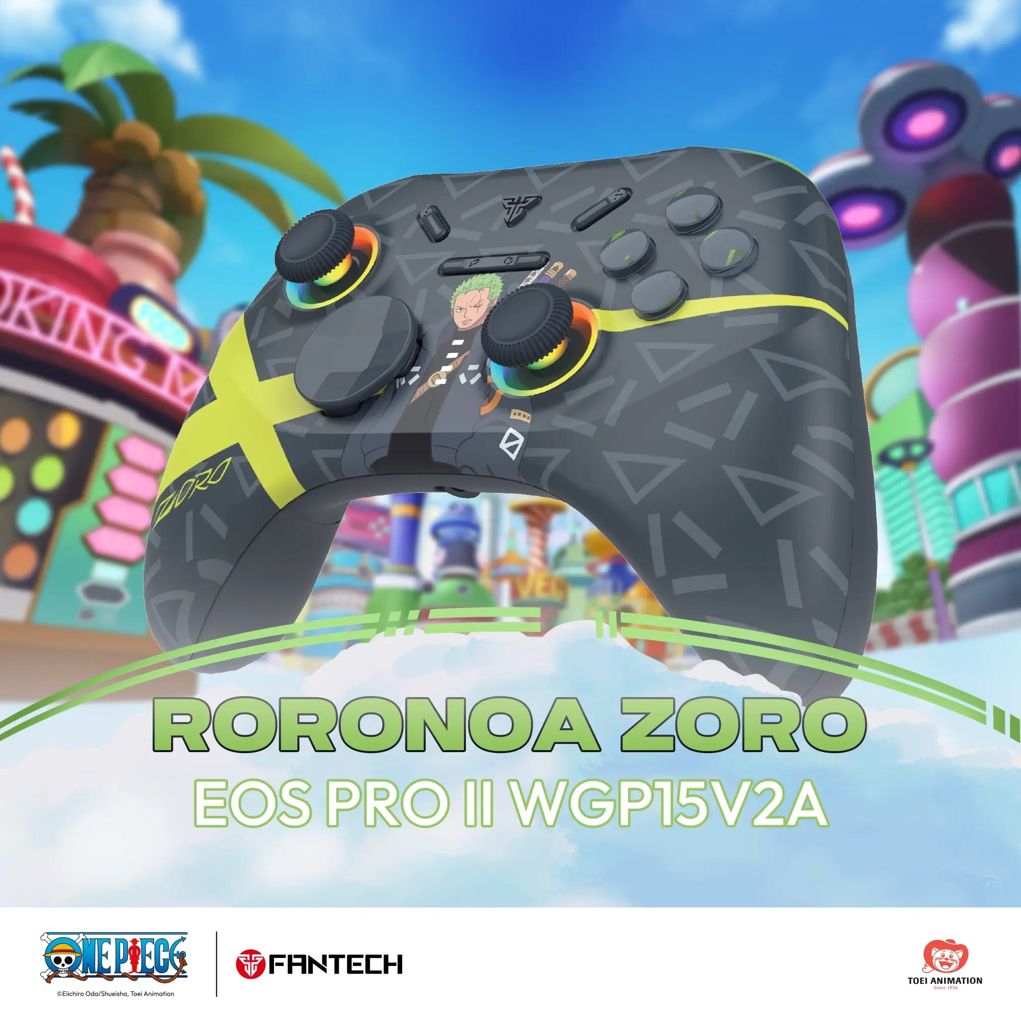 FANTECH NOVA PRO WGP15V2 Wireless Controller – One Piece Zoro Edition