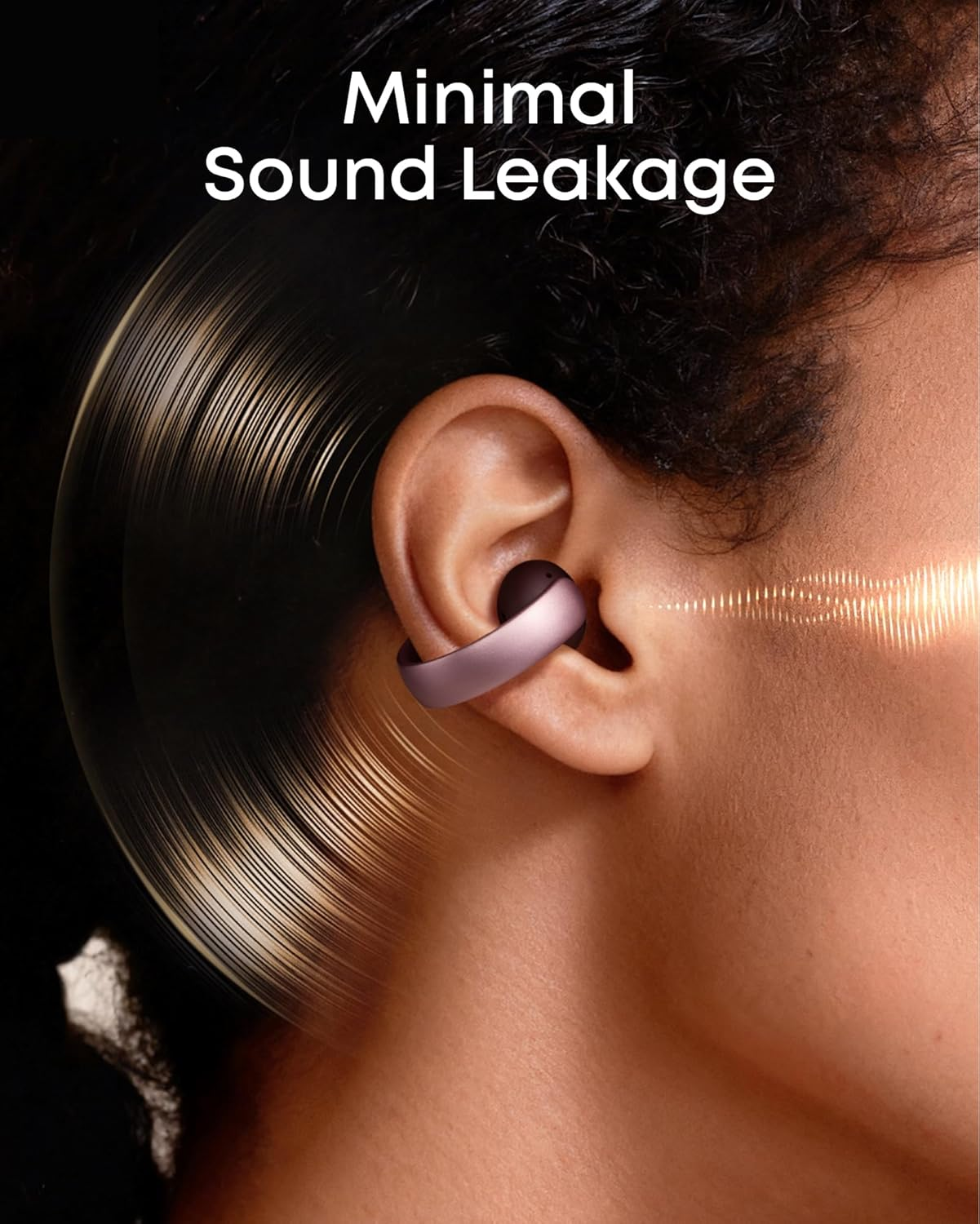 Soundcore AeroClip Open-Ear Clip-On Wireless Earbuds — Pink