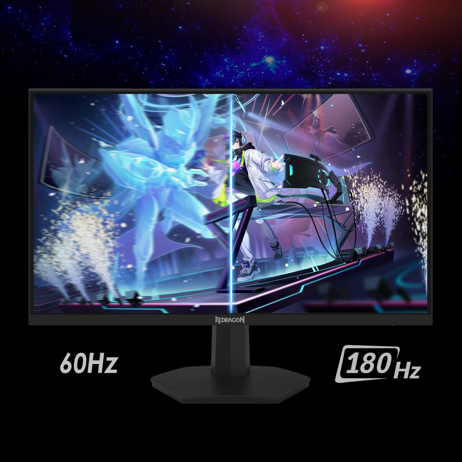 REDRAGON MIRROR-II GM27X5IPS 27 inch 180Hz IPS FHD Gaming Monitor REDRAGON MIRROR-II GM27X5IPS 27 inch 180Hz IPS FHD Gaming Monitor